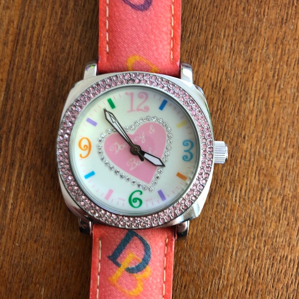 EUC RARE! Dooney & Bourke Pink IT Watch w/ Box